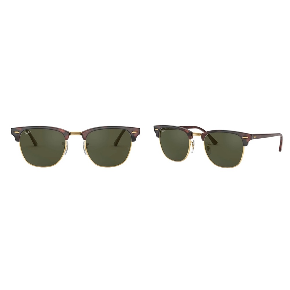 Ray-Ban clubmaster 51mm square sunglasses (dark tortoise)